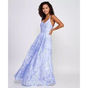 macy's blue prom dress Sparkly Blue Prom Dress Size 4 Macy's S (4-6)